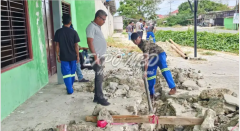 perumdam tirta kalwedo ganti pipa distribusi wakarlely